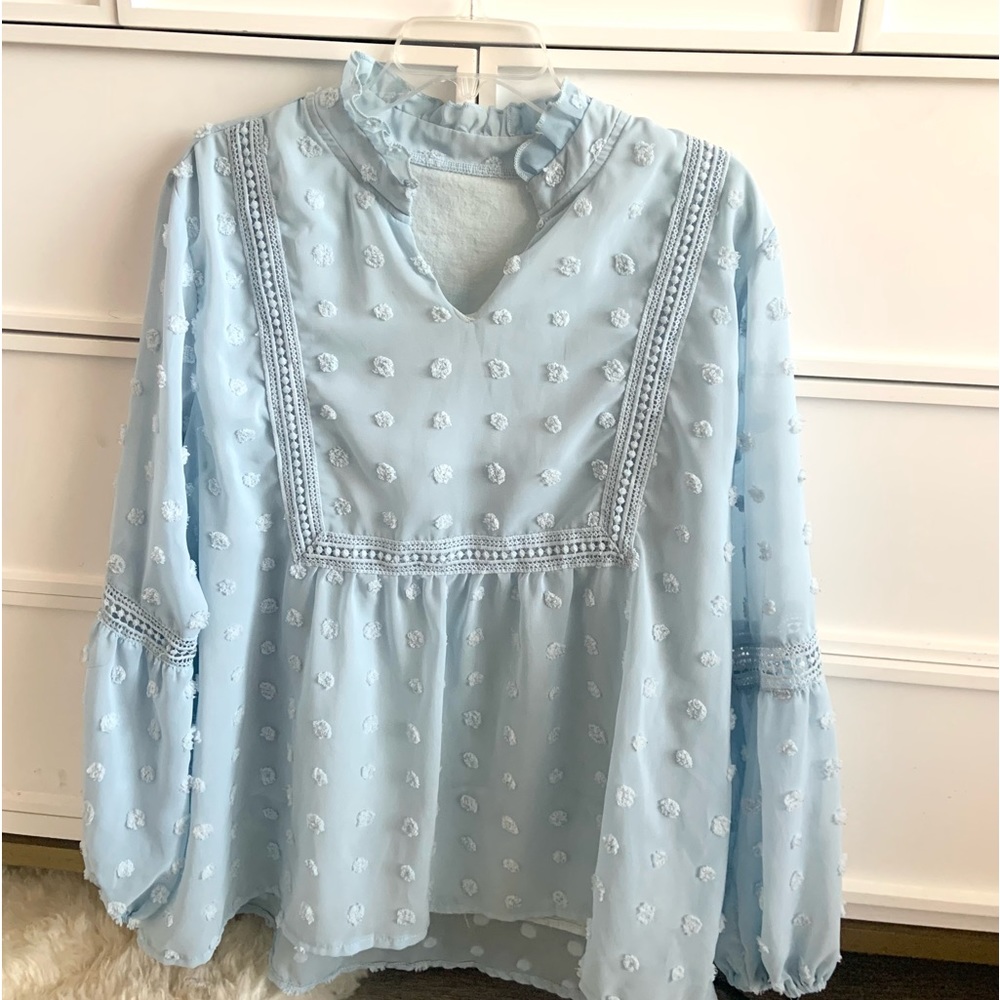 Blue blouse - Picture 2 of 2